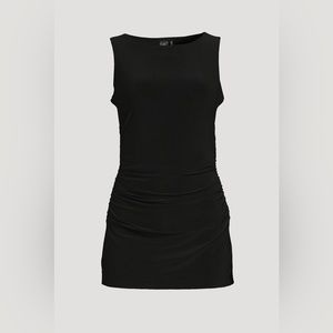 Norma Kamali Ruched stretch-jersey midi dress - Women - Black Dresses Bodycon